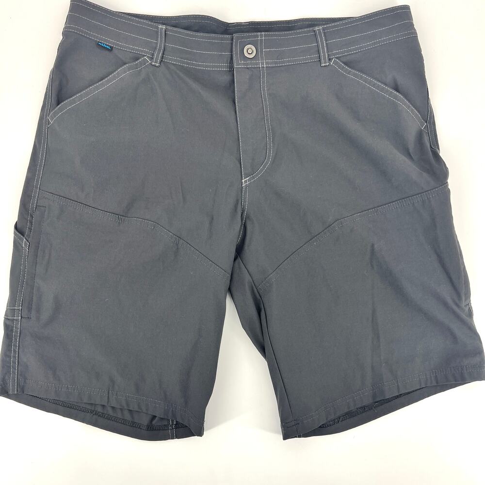 Kuhl Mens Cargo Renegade Gorp Core Shorts Charcoal Size 40 x 11 Preowned